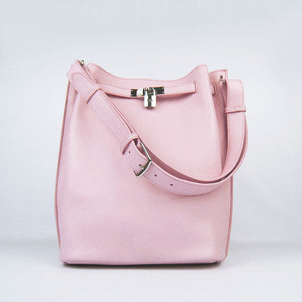 Replica Hermes Jypsiere 34 Togo Leather Messenger Bag Pink H2804 - 1:1 Copy - Click Image to Close